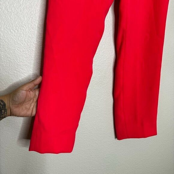 Banana Republic Avery Pants Hot Pink Mid-Rise Trouser Casual Career Sz 00 Petite - Picture 12 of 13